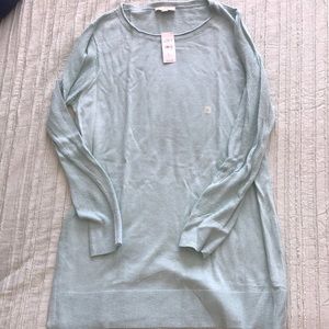 LOFT Outlet Lightweight Tunic Length Sweater—Size Large